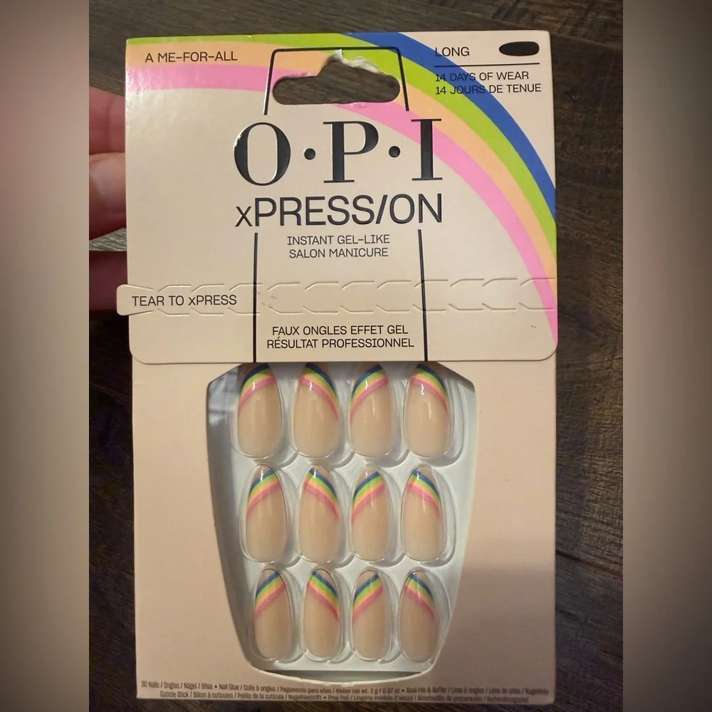OPI xPress/On Nails Rainbow Summer A Me-For-All Press Ons